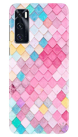 Pink Pattern Case for Vivo V20 SE (Design No. 215)