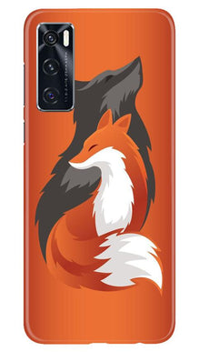 Wolf  Mobile Back Case for Vivo V20 SE (Design - 224)