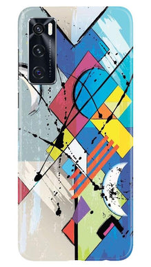 Modern Art Mobile Back Case for Vivo V20 SE (Design - 235)