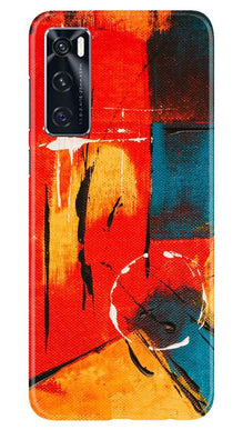 Modern Art Mobile Back Case for Vivo V20 SE (Design - 239)