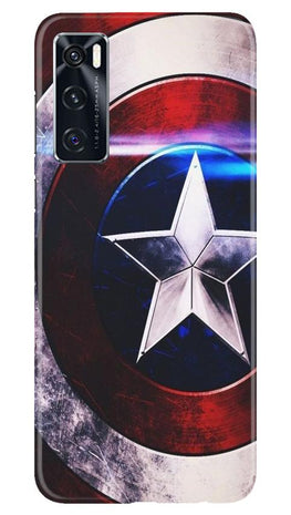 Captain America Shield Case for Vivo V20 SE (Design No. 250)
