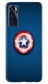 Captain America Shield Case for Vivo V20 SE (Design No. 253)
