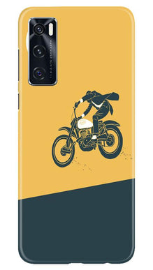 Bike Lovers Mobile Back Case for Vivo V20 SE (Design - 256)