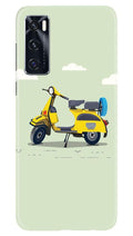 Vintage Scooter Case for Vivo Y70 (Design No. 260)