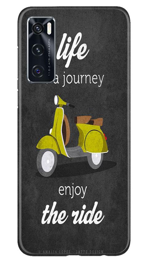 Life is a Journey Case for Vivo V20 SE (Design No. 261)