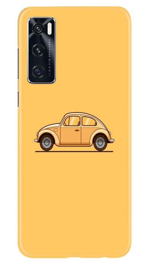 Vintage Car Case for Vivo V20 SE (Design No. 262)