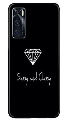 Sassy and Classy Mobile Back Case for Vivo V20 SE (Design - 264)