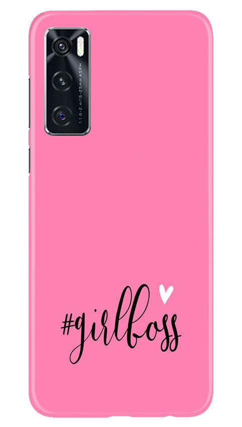 Girl Boss Pink Case for Vivo V20 SE (Design No. 269)