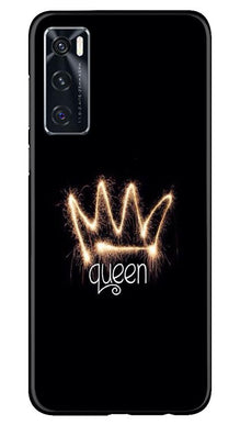 Queen Mobile Back Case for Vivo V20 SE (Design - 270)