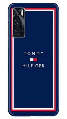 Tommy Hilfiger Mobile Back Case for Vivo V20 SE (Design - 275)