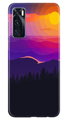Sun Set Mobile Back Case for Vivo V20 SE (Design - 279)