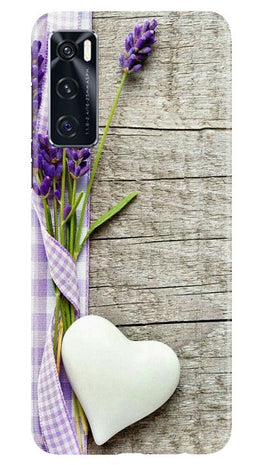 White Heart Case for Vivo V20 SE (Design No. 298)