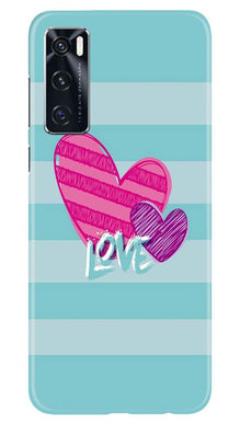 Love Mobile Back Case for Vivo V20 SE (Design - 299)