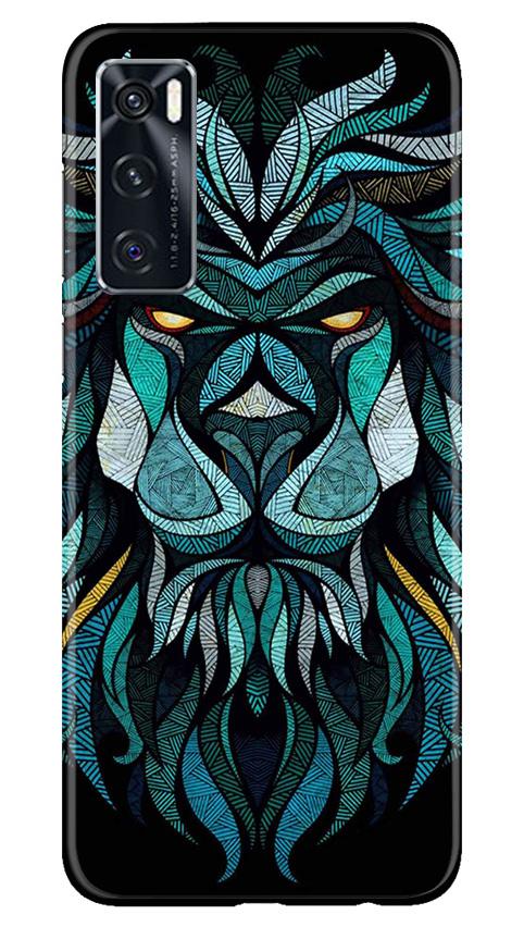 Lion Mobile Back Case for Vivo V20 SE (Design - 314)