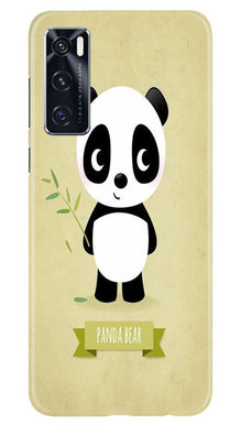 Panda Bear Mobile Back Case for Vivo V20 SE (Design - 317)