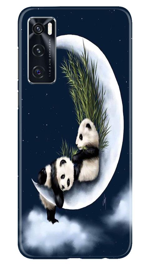 Panda Moon Mobile Back Case for Vivo V20 SE (Design - 318)