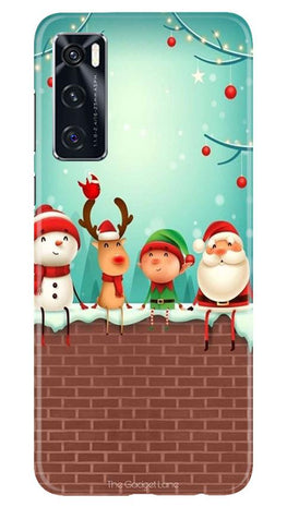 Santa Claus Mobile Back Case for Vivo V20 SE (Design - 334)