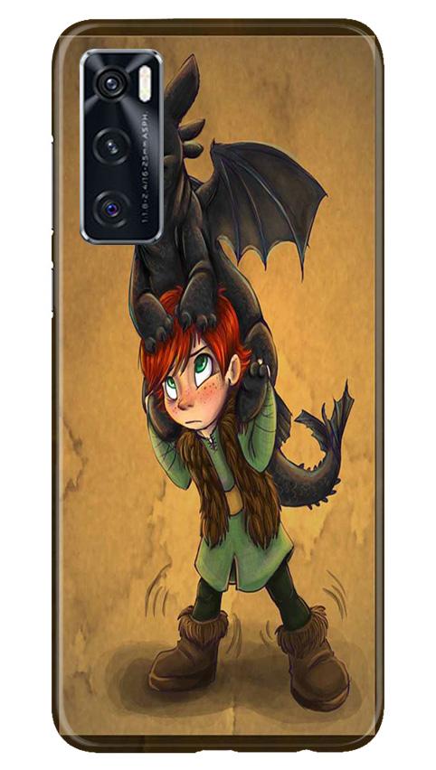 Dragon Mobile Back Case for Vivo V20 SE (Design - 336)