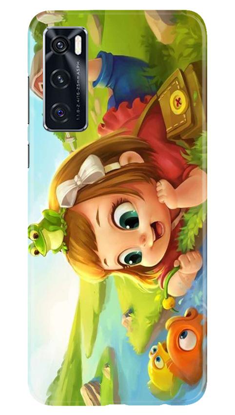 Baby Girl Mobile Back Case for Vivo V20 SE (Design - 339)