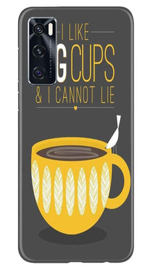 Big Cups Coffee Mobile Back Case for Vivo V20 SE (Design - 352)