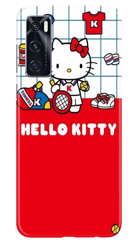 Hello Kitty Mobile Back Case for Vivo V20 SE (Design - 363)