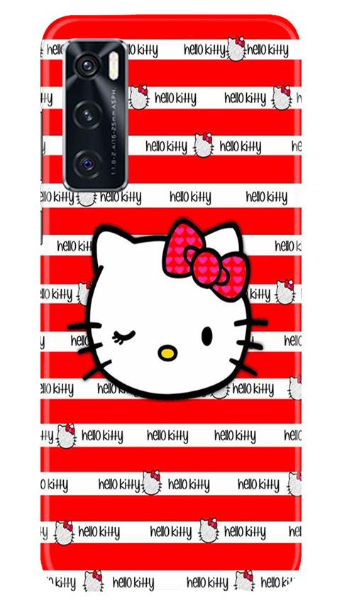 Hello Kitty Mobile Back Case for Vivo Y70 (Design - 364)