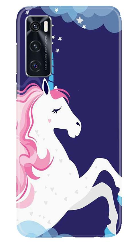 Unicorn Mobile Back Case for Vivo V20 SE (Design - 365)