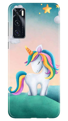 Unicorn Mobile Back Case for Vivo V20 SE (Design - 366)