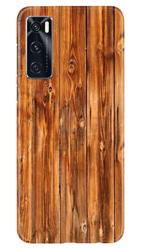Wooden Texture Mobile Back Case for Vivo V20 SE (Design - 376)