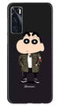 Shin Chan Mobile Back Case for Vivo V20 SE (Design - 391)