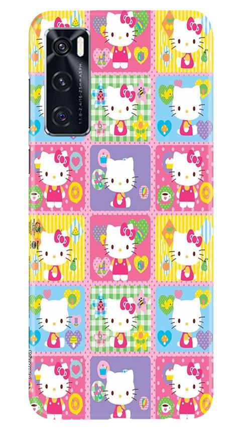 Kitty Mobile Back Case for Vivo V20 SE (Design - 400)