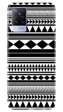 Black white Pattern Case for Vivo V21 5G
