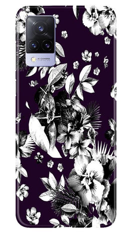 white flowers Case for Vivo V21 5G