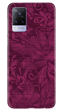 Purple Backround Mobile Back Case for Vivo V21 5G (Design - 22)