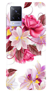 Beautiful flowers Mobile Back Case for Vivo V21 5G (Design - 23)
