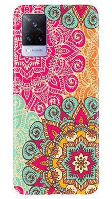 Rangoli art2 Mobile Back Case for Vivo V21 5G (Design - 29)