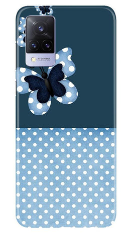White dots Butterfly Case for Vivo V21 5G