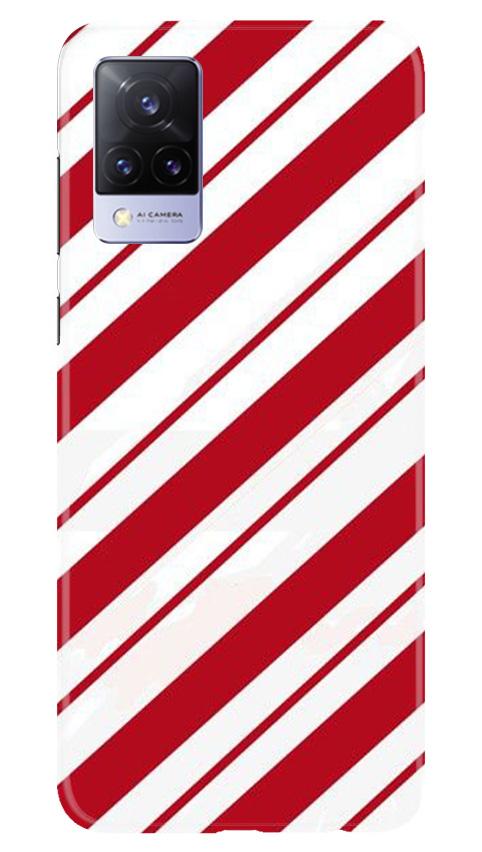 Red White Case for Vivo V21 5G