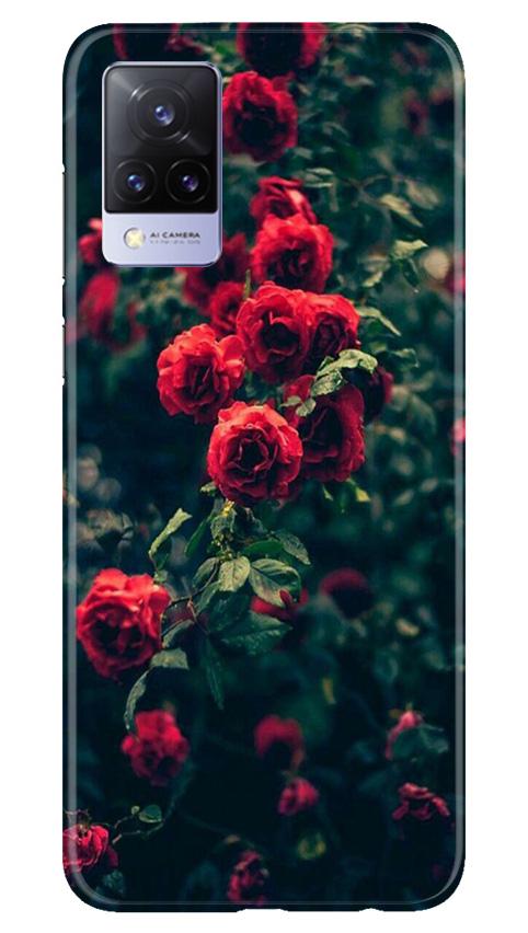 Red Rose Case for Vivo V21 5G