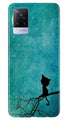 Moon cat Case for Vivo V21 5G