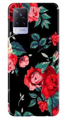 Red Rose2 Mobile Back Case for Vivo V21 5G (Design - 81)