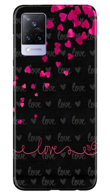 Love in Air Mobile Back Case for Vivo V21 5G (Design - 89)