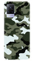Army Camouflage Case for Vivo V21 5G  (Design - 108)