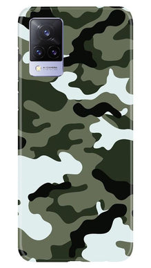 Army Camouflage Mobile Back Case for Vivo V21 5G  (Design - 108)