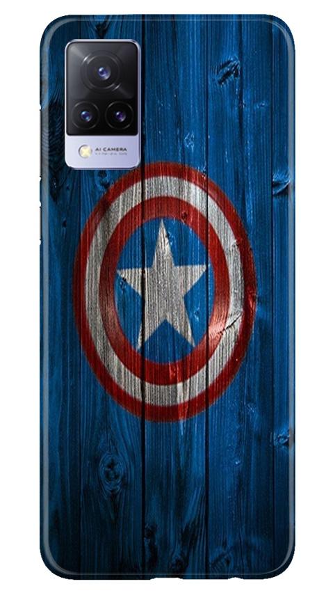 Captain America Superhero Case for Vivo V21 5G  (Design - 118)