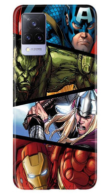 Avengers Superhero Mobile Back Case for Vivo V21 5G  (Design - 124)