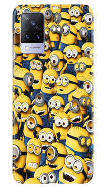 Minions Mobile Back Case for Vivo V21 5G  (Design - 126)
