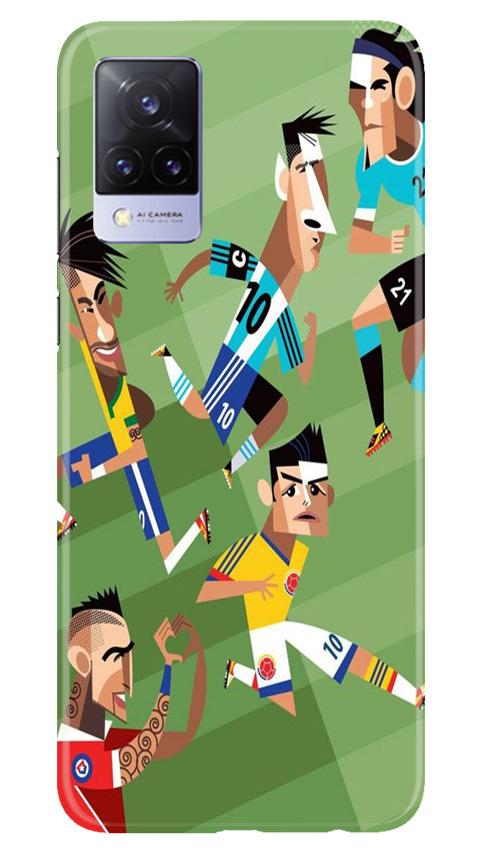 Football Case for Vivo V21 5G  (Design - 166)