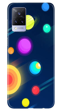Solar Planet Mobile Back Case for Vivo V21 5G (Design - 197)
