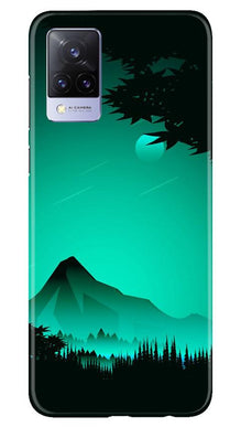 Moon Mountain Mobile Back Case for Vivo V21 5G (Design - 204)
